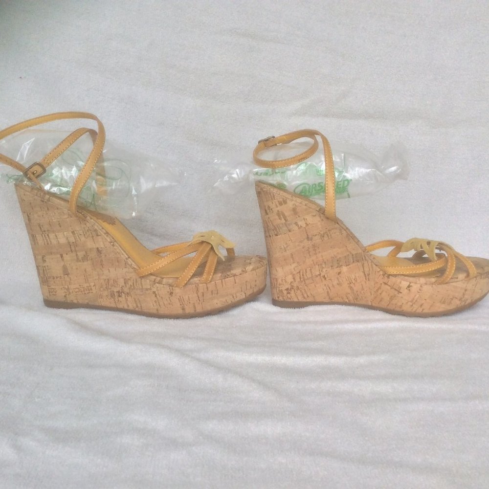 Schutz Platform Wedge Sandals